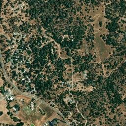 New Auberry California High Resolution Satellite Map