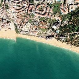 Albufeira map(satellite map)