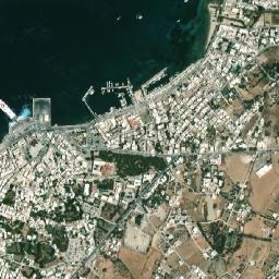 Páros map(satellite map)