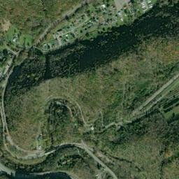 Cedar Bluff map(satellite map)