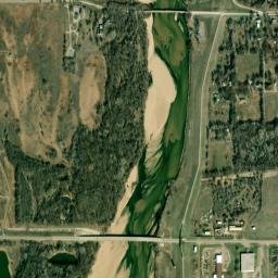 U.S. 166 Arkansas City KS 67005 High Resolution Satellite Map