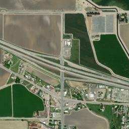 Dos Palos Y California High Resolution Satellite Map