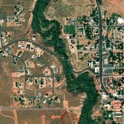 238-298 West 100 North, Kanab, UT High Resolution Satellite Map