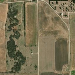 South Springdale Road, Caldwell, KS 67022 High Resolution Satellite Map