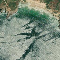 Satellite view of Praia do Zavial