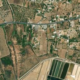 Olhão map(satellite map)