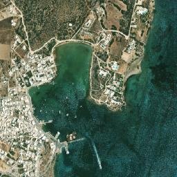 Antíparos map(satellite map)