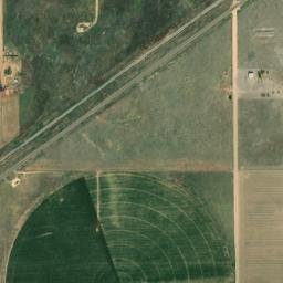 U.S. 56, Cimarron National Grassland, Elkhart High Resolution Satellite Map