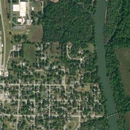 601-677 East 6th Street, Baxter Springs, KS High Resolution Satellite Map