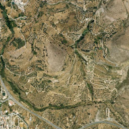 Almócita map(satellite map)