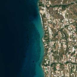 Paralía Vérgas map(satellite map)