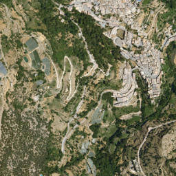 Trevélez map(satellite map)