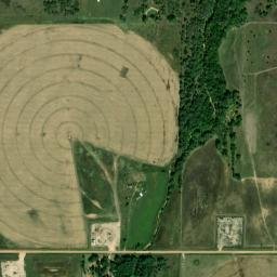 Osage Road 40K Manchester OK High Resolution Satellite Map