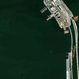 Hampton Roads Bridge Tunnel, Norfolk High Resolution Satellite Map