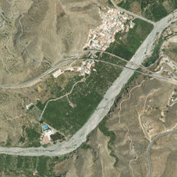 Santa Fe de Mondújar map(satellite map)
