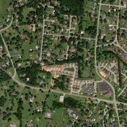 1201-1299 Cedarwood Way Bowling Green High Resolution Satellite Map