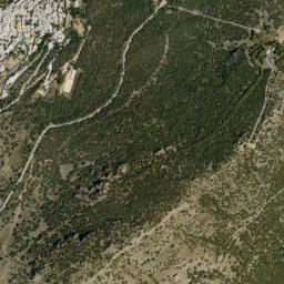 Pampaneira map(satellite map)
