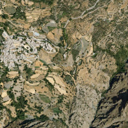Busquístar map(satellite map)