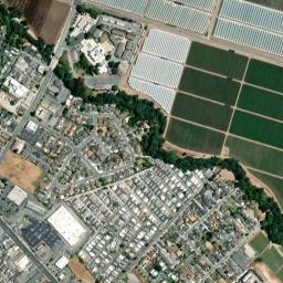 Freedom California High Resolution Satellite Map