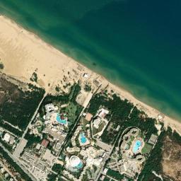 Satellite view of Raouad Beach