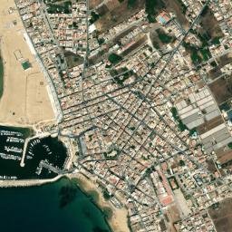 Scoglitti map(satellite map)
