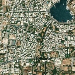 Kos map(satellite map)