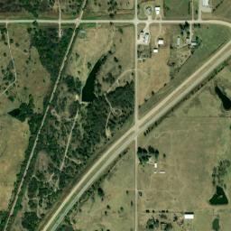 U.S. 75, Copan, OK 74022, USA High Resolution Satellite Map