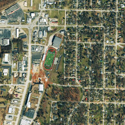 311 S Neosho Blvd Neosho MO High Resolution Satellite Map