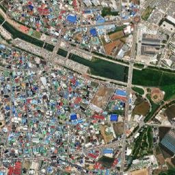 Chinch'ŏn map(satellite map)