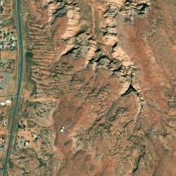 LeChee Chapter Arizona High Resolution Satellite Map
