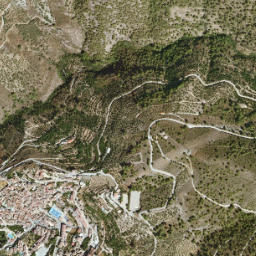 Canillas de Albaida map(satellite map)