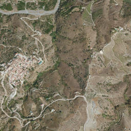 Cútar map(satellite map)