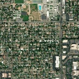 1308 W San Jose Ave Fresno CA Satellite Map