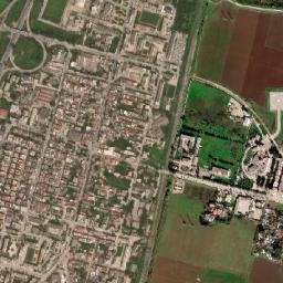El Hadjar map(satellite map)