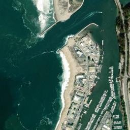 Moss Landing California High Resolution Satellite Map