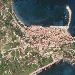 Koróni map(satellite map)