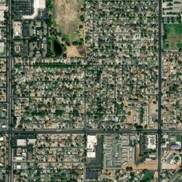 4219-4231 N 7th St Fresno CA 93726 High Resolution Satellite Map