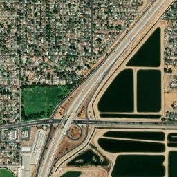 Sierra Fwy Fresno CA 93726 USA High Resolution Satellite Map