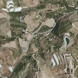 Iznate map(satellite map)