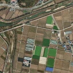 Jeungpyeong-gun map(satellite map)