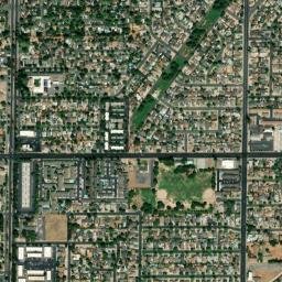 3635-3699 E Bellaire Way Fresno CA High Resolution Satellite Map