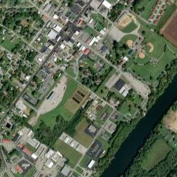 Burkesville map(satellite map)