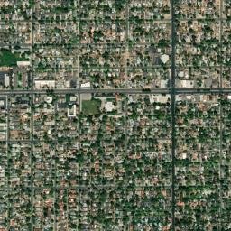 116-126 E Cortland Ave Fresno CA Satellite Map