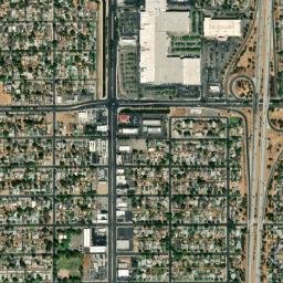 2041-2043 E Shields Ave Fresno CA Satellite Map