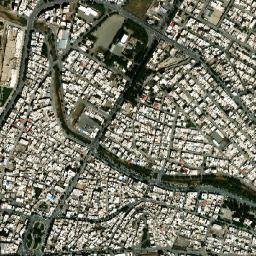 Mahabad map(satellite map)