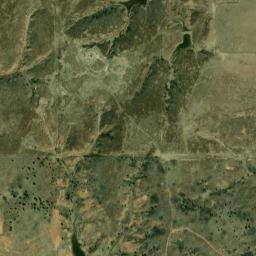 Woods County map(satellite map)