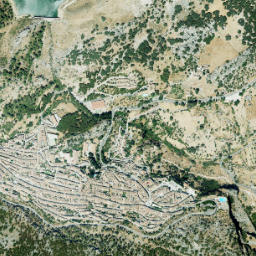 Grazalema map(satellite map)