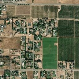 Burness California High Resolution Satellite Map