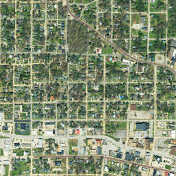 805 W Maud St Poplar Bluff Missouri High Resolution Satellite Map