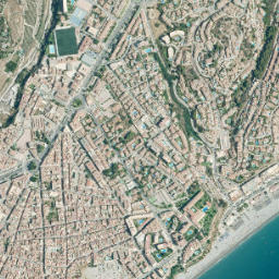 Nerja map(satellite map)